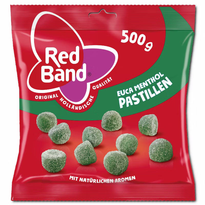 Red Band Euca Menthol Pastillen 500g
