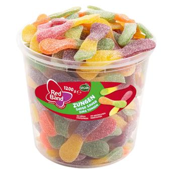 Red Band Fruchtgummi Zungen super sauer 100 Stück 1,2kg 58c806-2