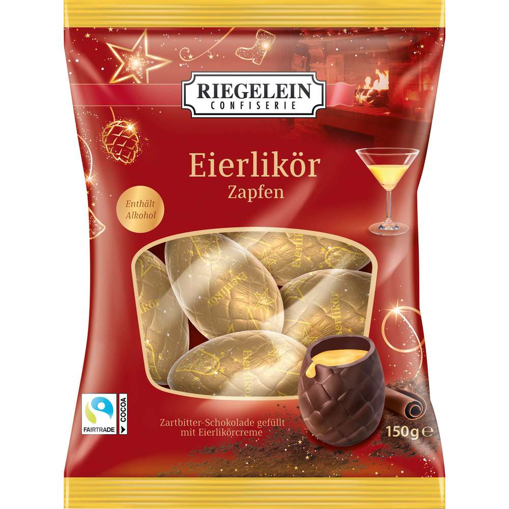 Riegelein Eierlikör-Zapfen 150 g – Originalbeutel