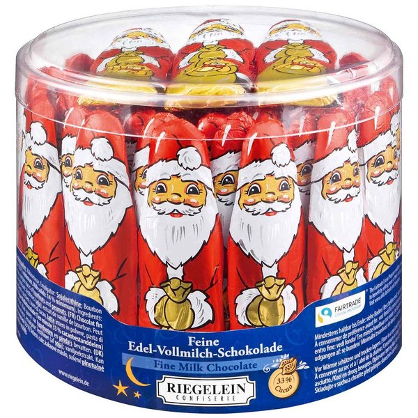 Riegelein Massiv-Weihnachtsmänner 812,5 g – eine Originaldose