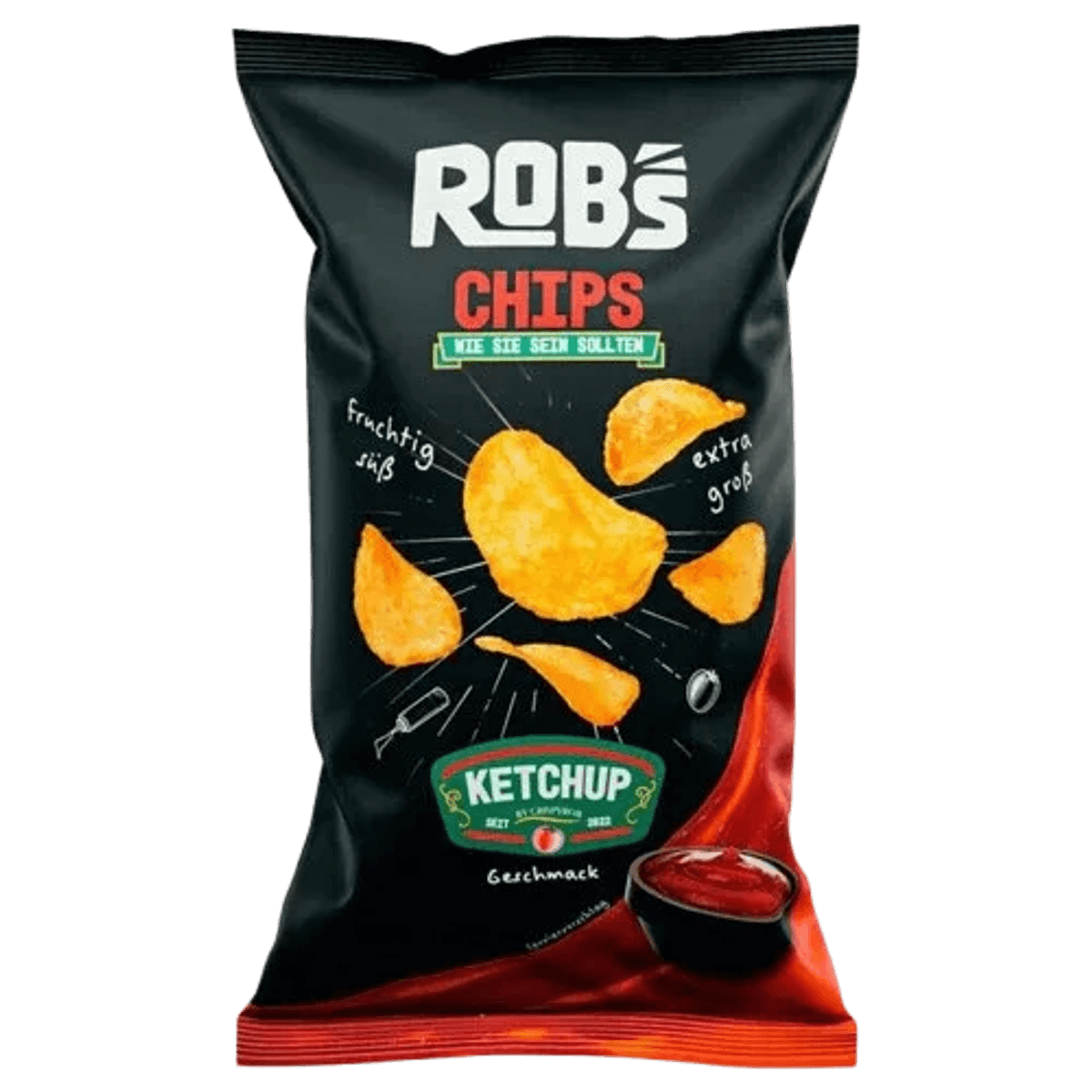 Rob's Chips Ketchup 120g MHD 03/05/25 58c806-2