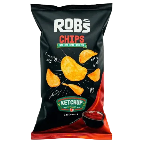 Rob's Chips Ketchup 120g MHD 03/05/25 - Schokobote.de