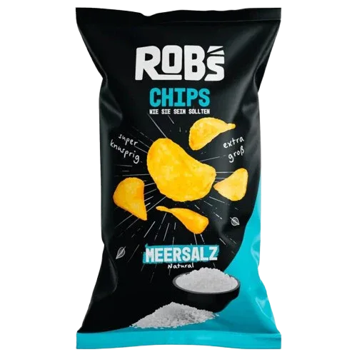 Rob's Chips Meersalz 120g MHD 03/05/25 - Schokobote.de