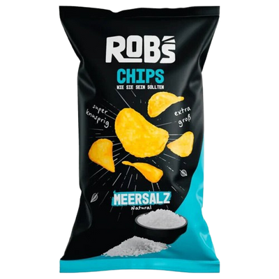 Rob's Chips Meersalz 120g MHD 03/05/25