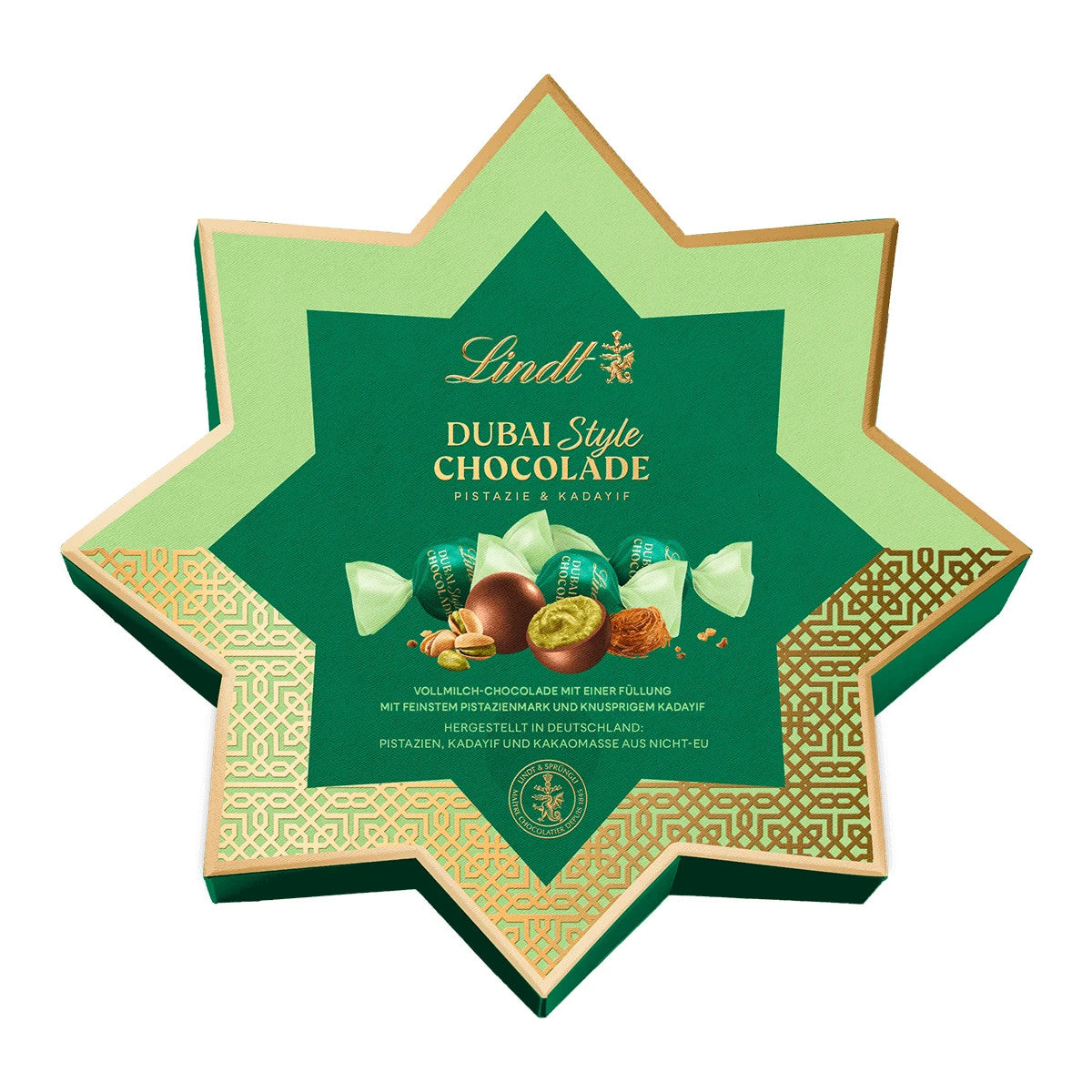 Lindt Dubai Style Chocolade Stern Milch, 149g