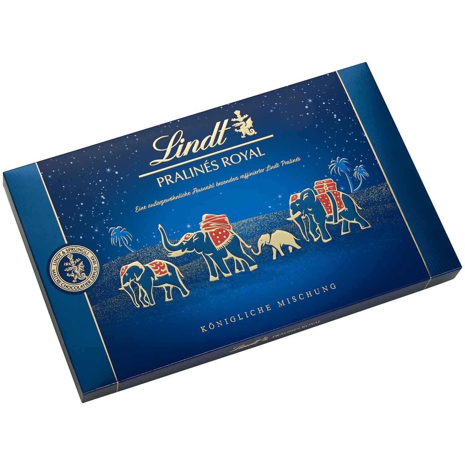Lindt Pralinés Royal Pralinenmischung 250g Packung - Schokobote.de