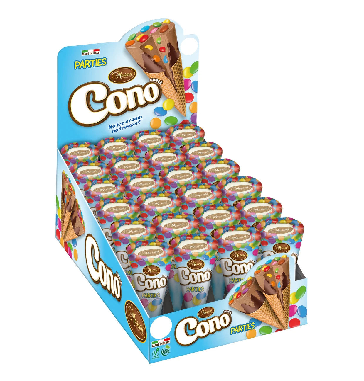 Cono Mini Waffelhörnchen Mix 24x25g Thekendisplay Cremefüllung