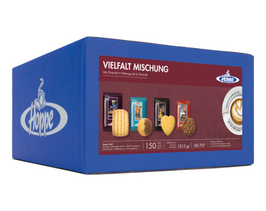Hoppe Gebäck Vielfalt Mischung Kekse Sortiment 150 Stück 1050g HD707