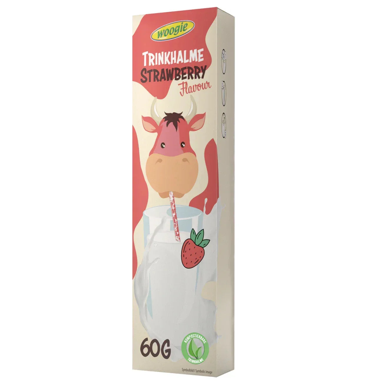 Trinkhalme Zuckerperlen 10x6g 60g Erdbeere Kakao Vanille, Auswählbar - Schokobote.de