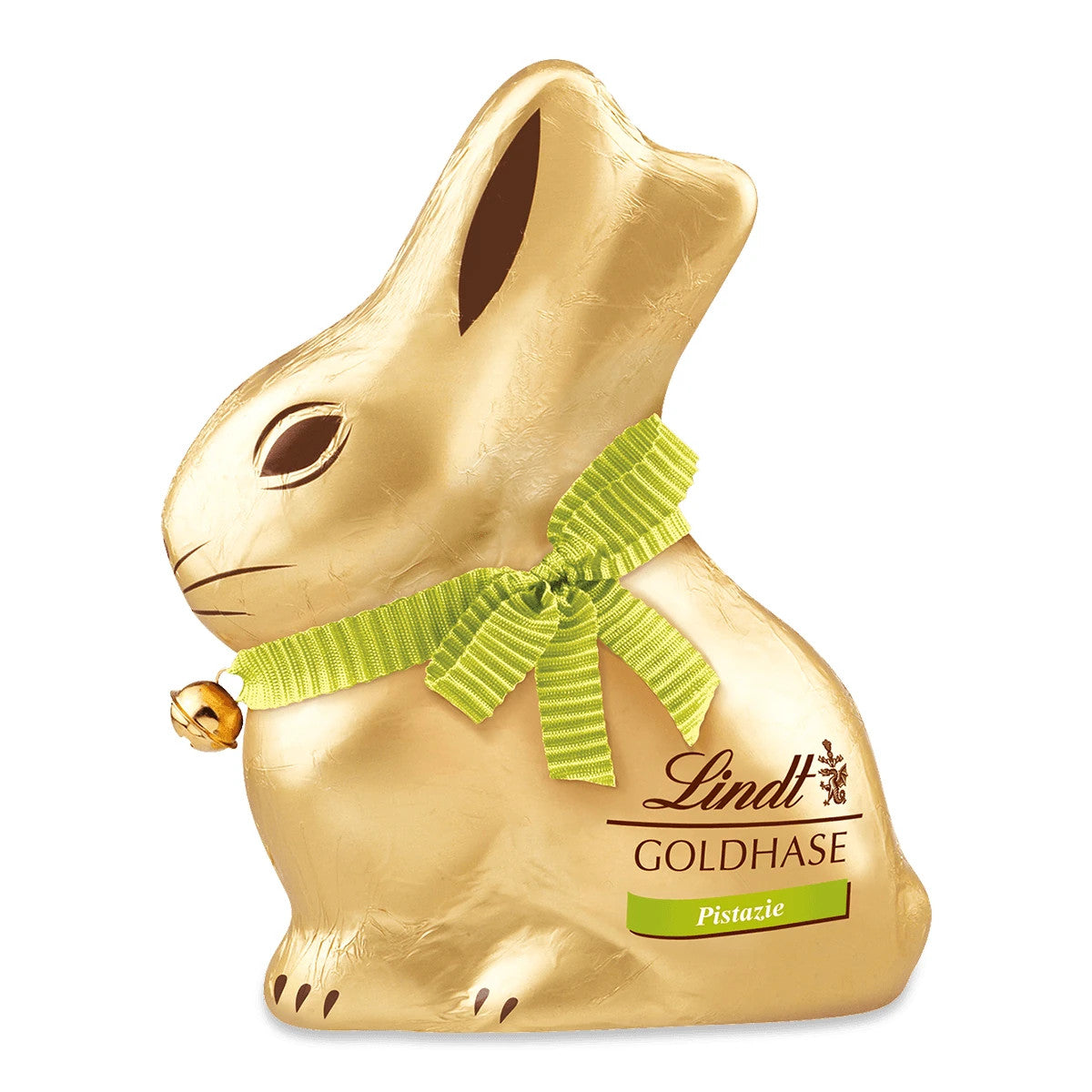 Lindt Goldhase Vollmilch Pistazie 100g Schokolade mit Pistazienkrokant