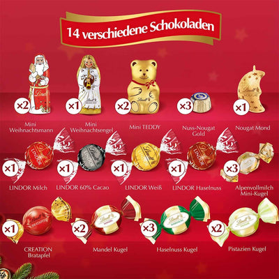 Lindt Weihnachtsmarkt Adventskalender 250g