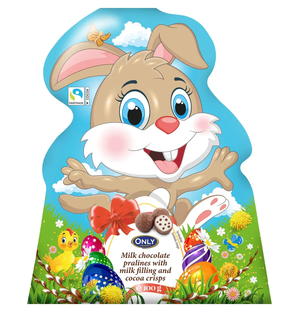 Only Osterhase Pralinen Milchcreme Kakao Cerealien 100g - Schokobote.de