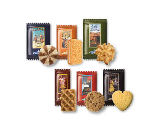 Hoppe Gebäck Bunte Mischung Kekse Sortiment 150 Stück 1226 g Kaffee HD701