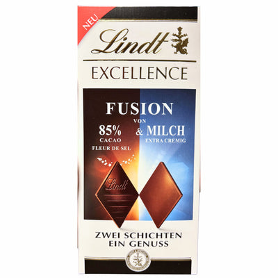 Lindt Excellence Fusion 85% Kakao Fleur de Sel & Milch | mit Meersalz 100g