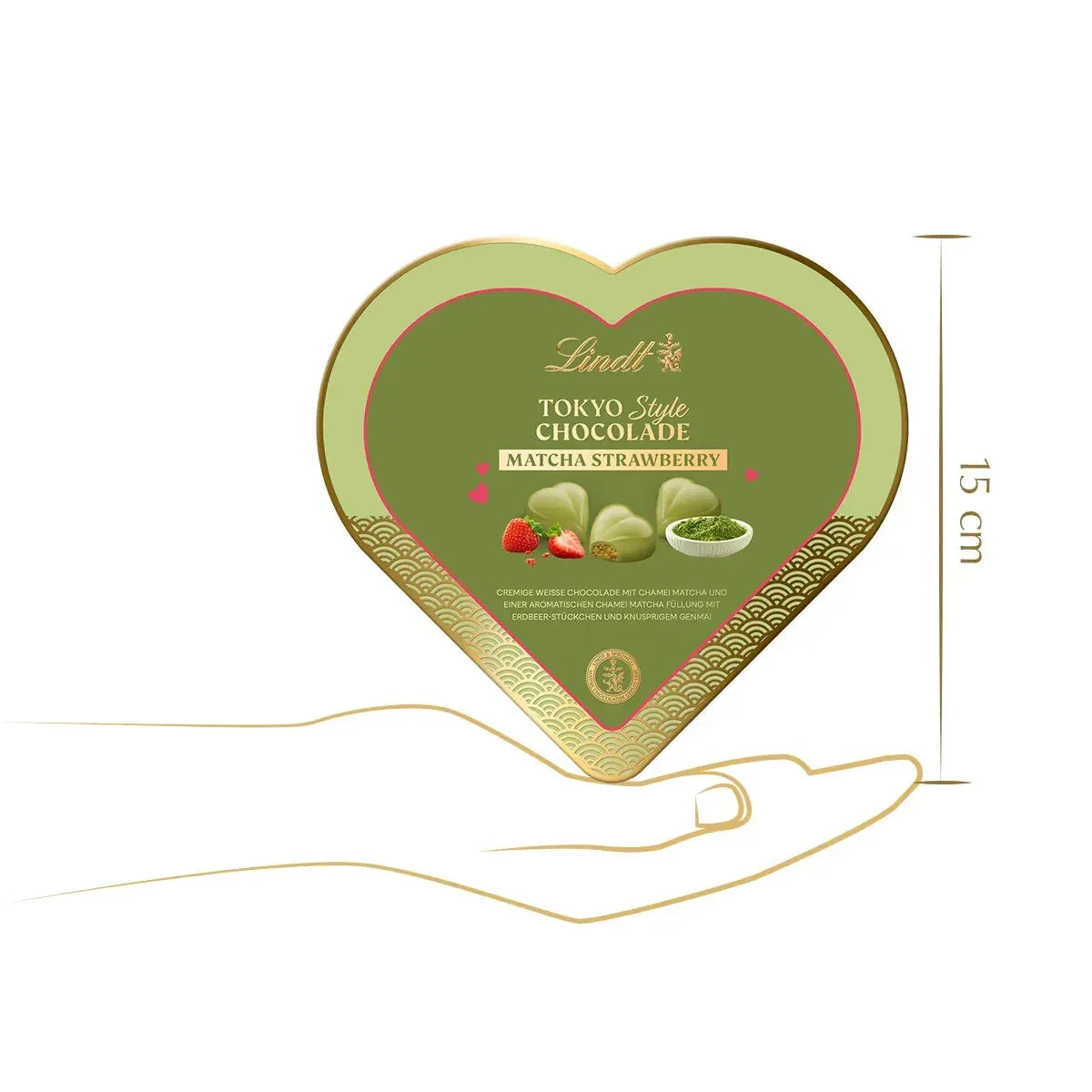 Lindt Tokyo Style Chocolade, Valentinstags-Herz, 98g - Schokobote.de