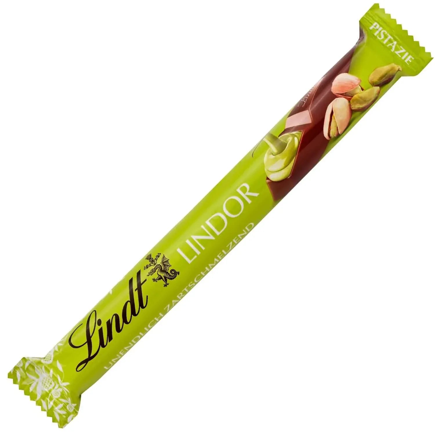 Lindt Lindor Pistazie Vollmilch Schokoladenstick 24x 38g - Schokobote.de