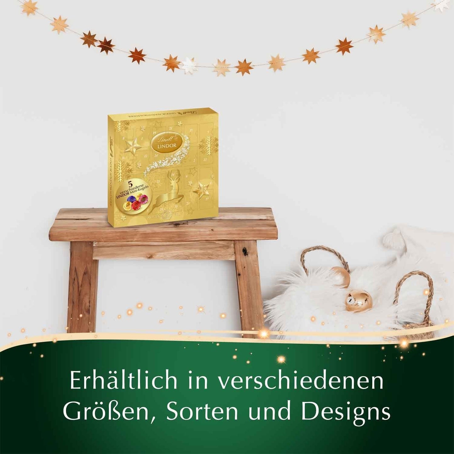 Lindt Lindor Mini Adventskalender 109g