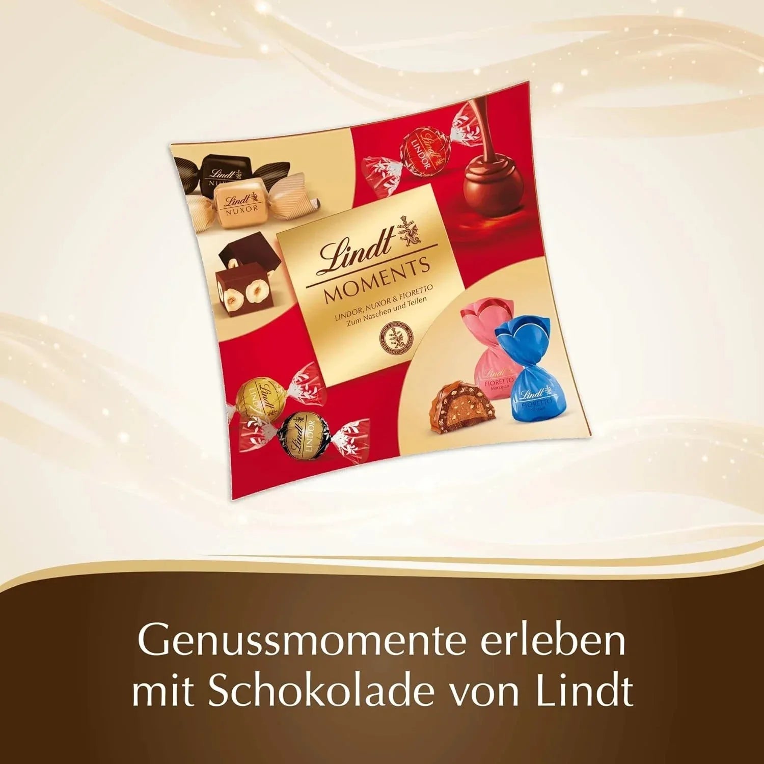 Lindt Pralinenmischung Moments Inhalt: 18 Stück, 223g - Schokobote.de