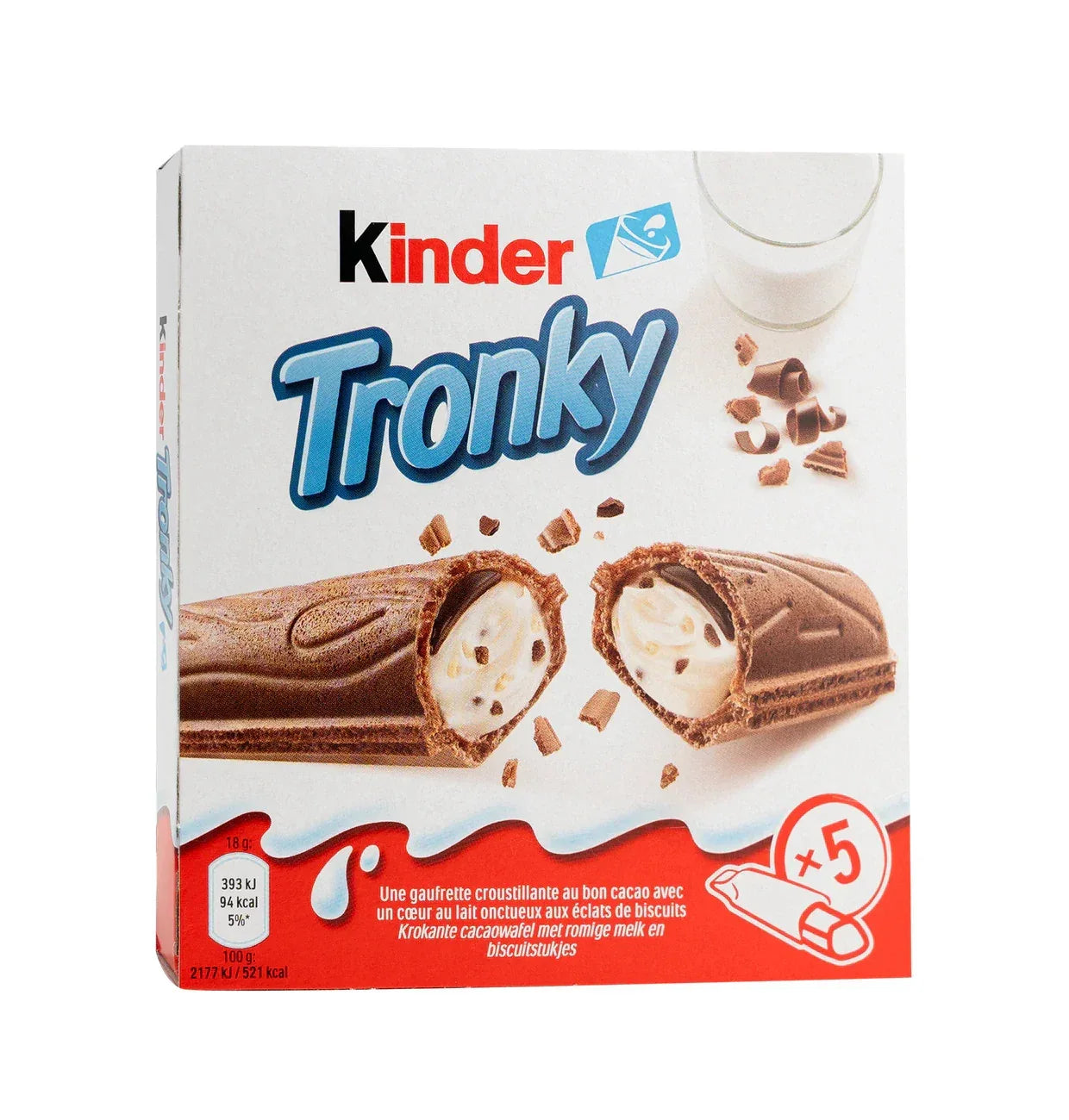 Kinder Tronky Kakaowaffel Milchcreme Schokolade 90g - Schokobote.de