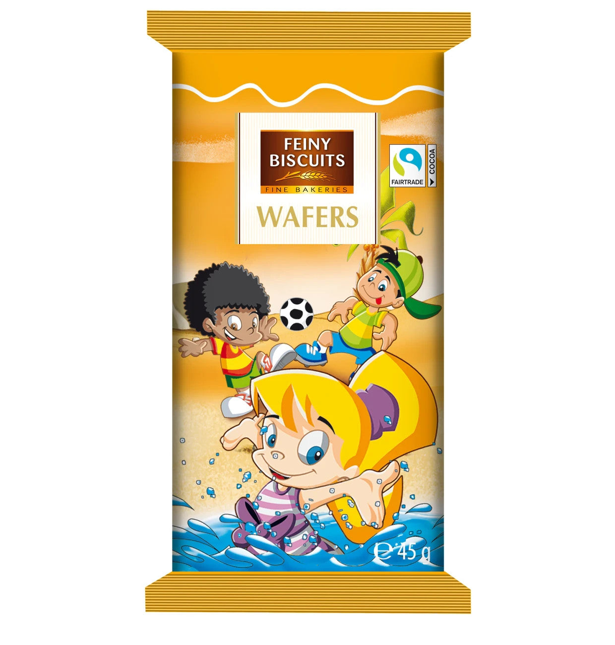 Feiny Biscuits Kinder Waffeln Kakaocreme 5x45g Kakao, 225g