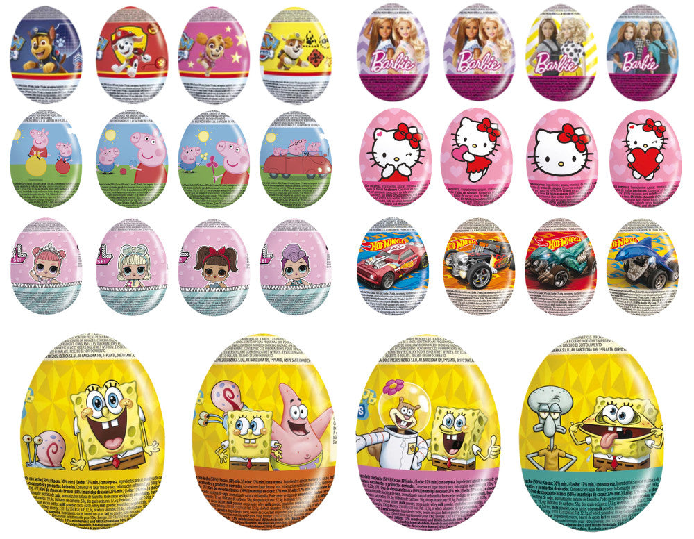 Schoko Überraschungsei Mix Figuren 20g mit Spielzeug Mon Desir