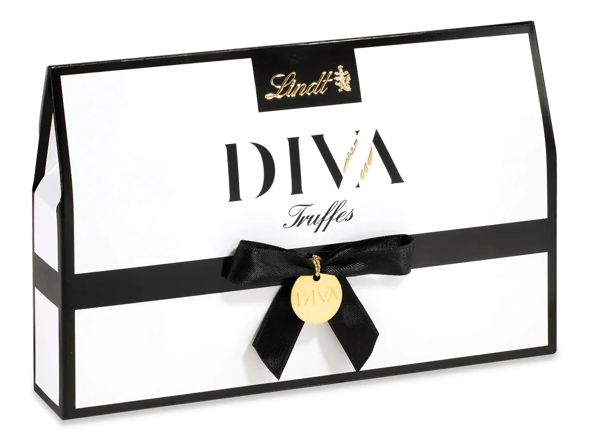Lindt DIVA Pralinés Trüffel Clutch 114g Geschenkbox - Schokobote.de