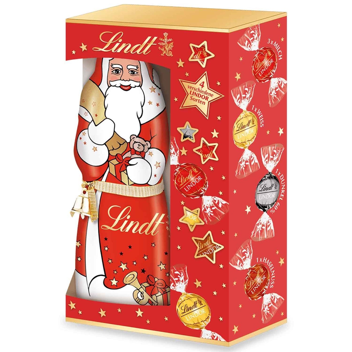 Lindt Lindor Weihnachtsmann Geschenk 197g
