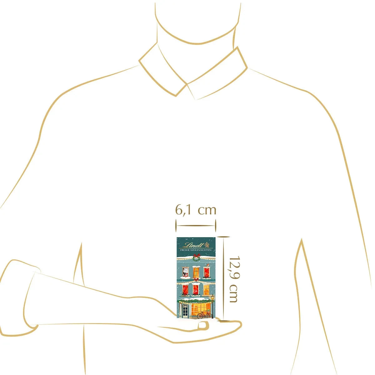 Lindt winterhaus klein 68g