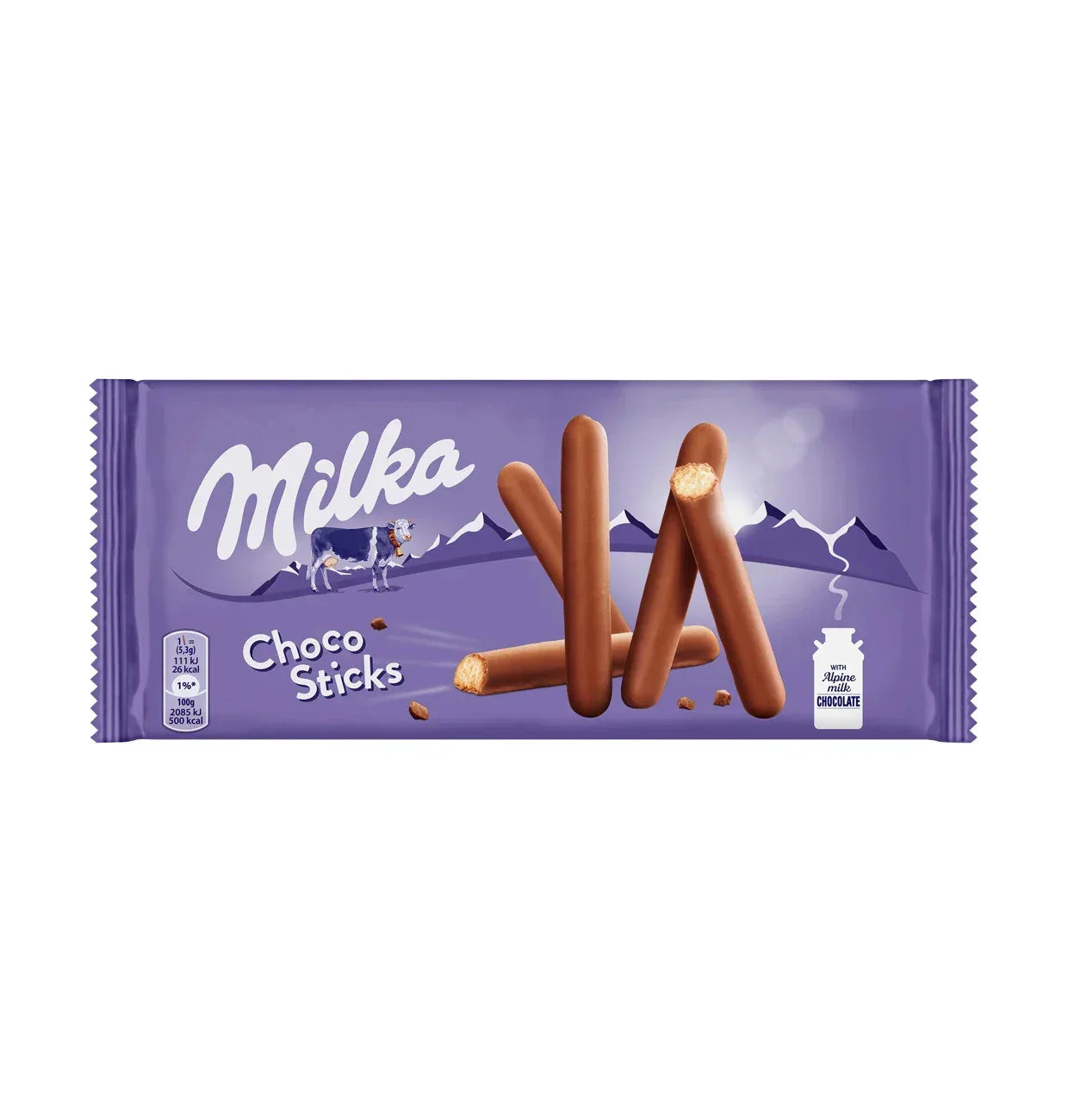 Milka Choco Sticks Keks Sticks Alpenmilch Schokolade 112g - Schokobote.de