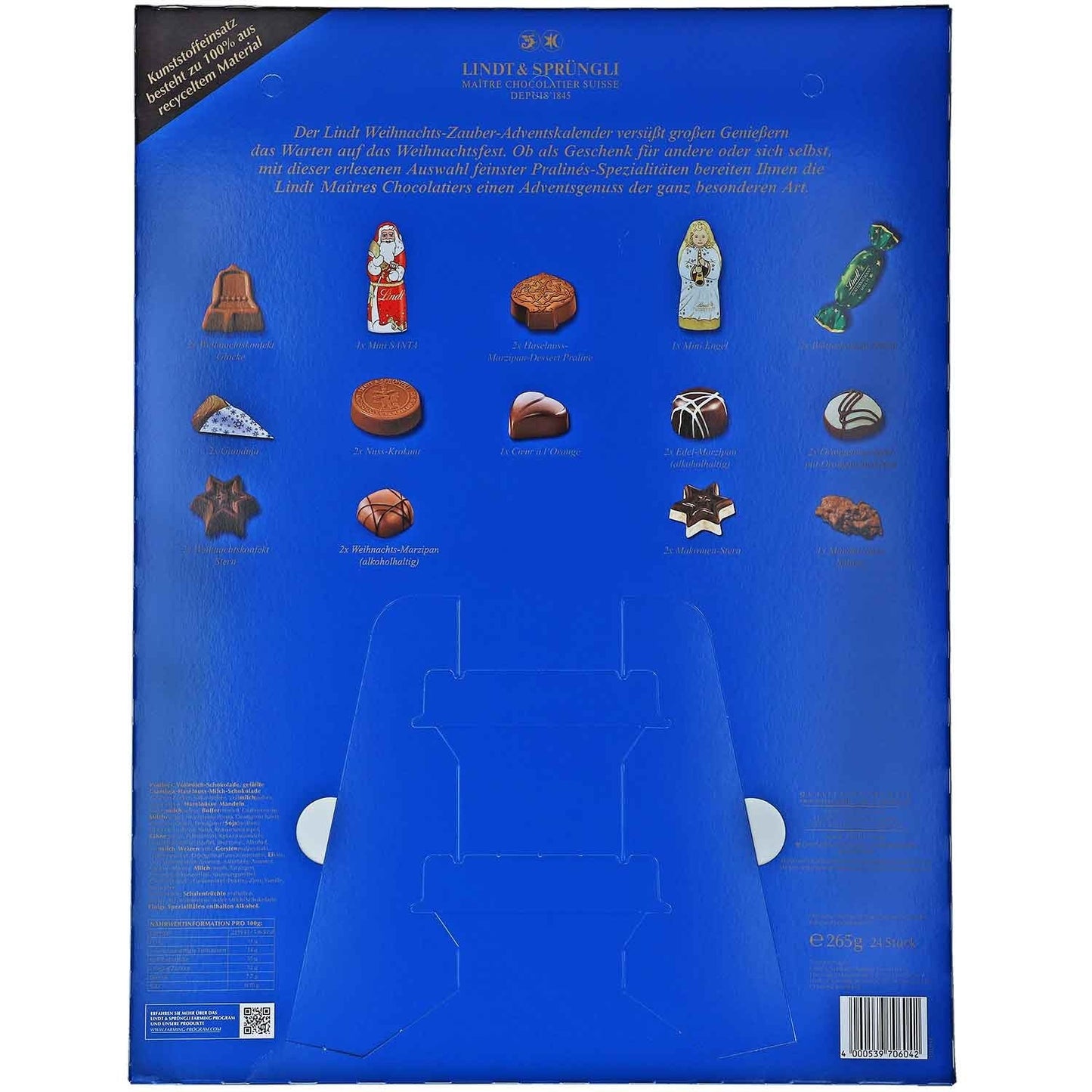 Lindt Weihnachts-Zauber Adventskalender 265g