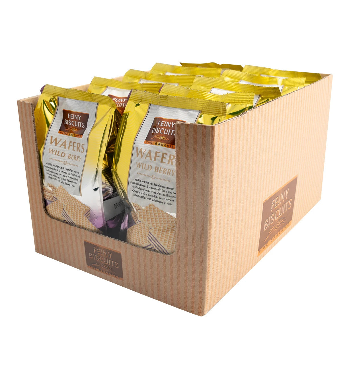 Feiny Biscuits Waffeln Waldbeerencremefüllung Beerenwaffeln 250g