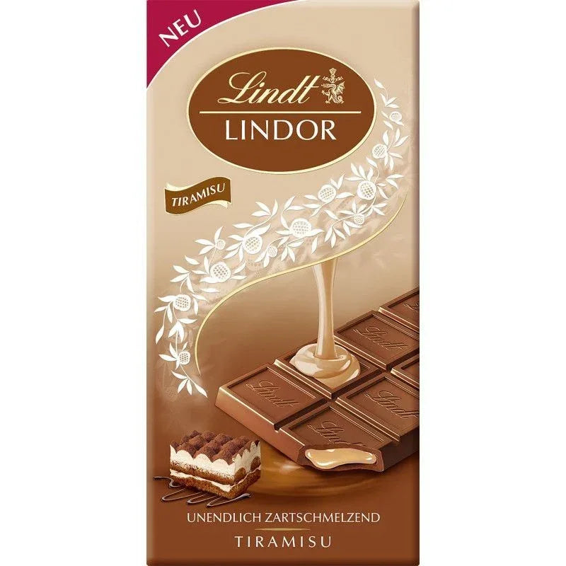 Lindt LINDOR Tafel Tiramisu 100g - Schokobote.de