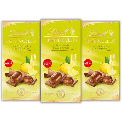 Lindt Limoncello Vollmilch Tafel 3x 100g - Schokobote.de