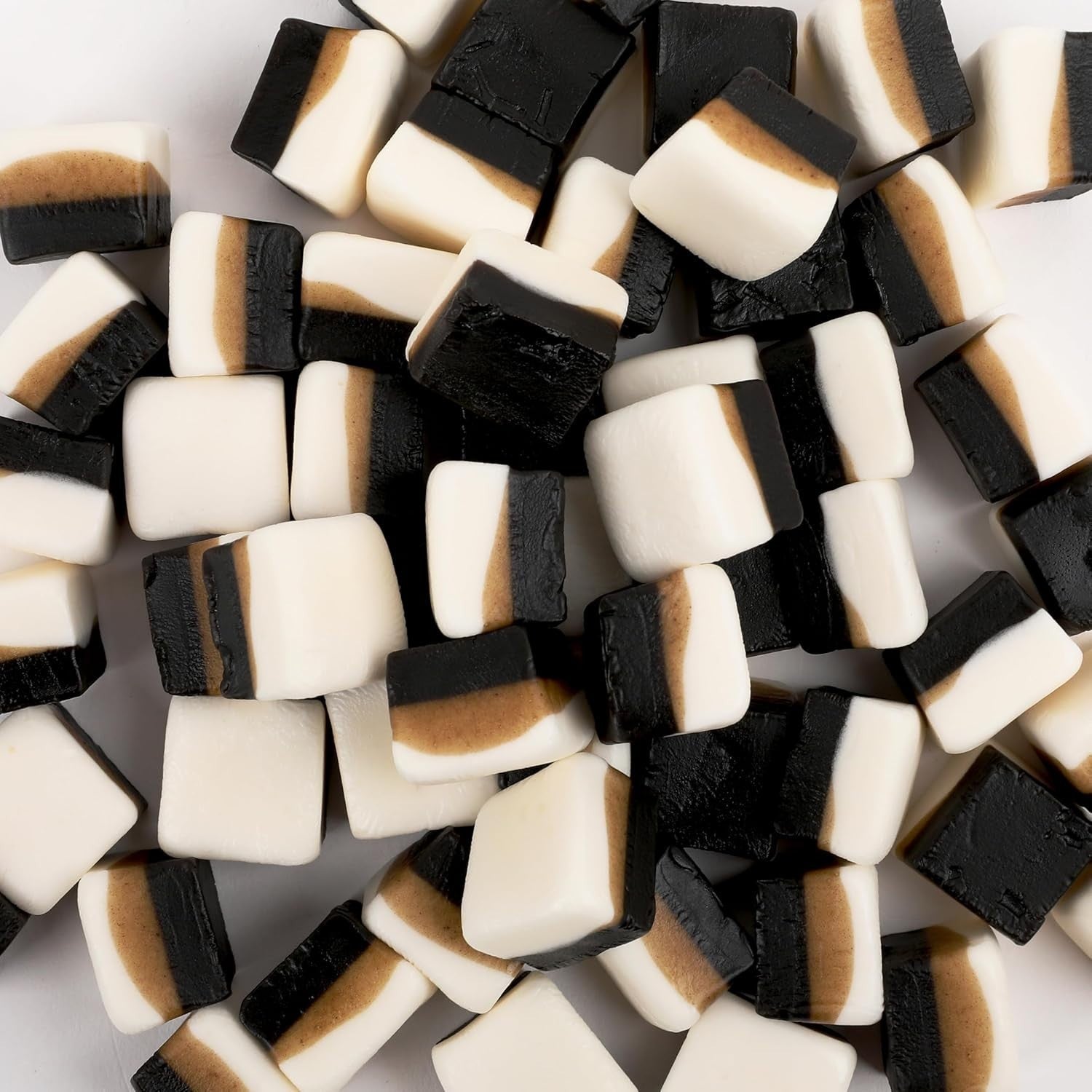 Lühders Lakritz Fruchtgummi Würfel Schaum 500g