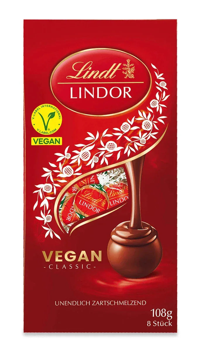 Lindt LINDOR Kugel Beutel Vegan, 108g - Schokobote.de