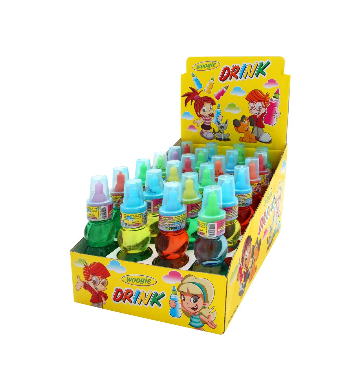 Woogie Drink Erdbeere Erfrischungsgetränk 24x70ml Thekendisplay