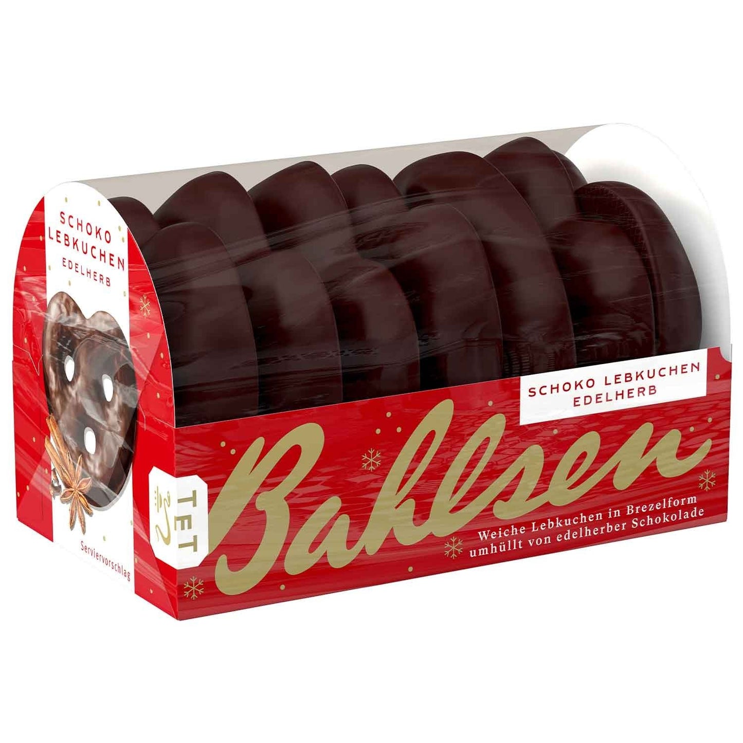 Bahlsen Schoko Lebkuchen Brezeln Edelherb 175g