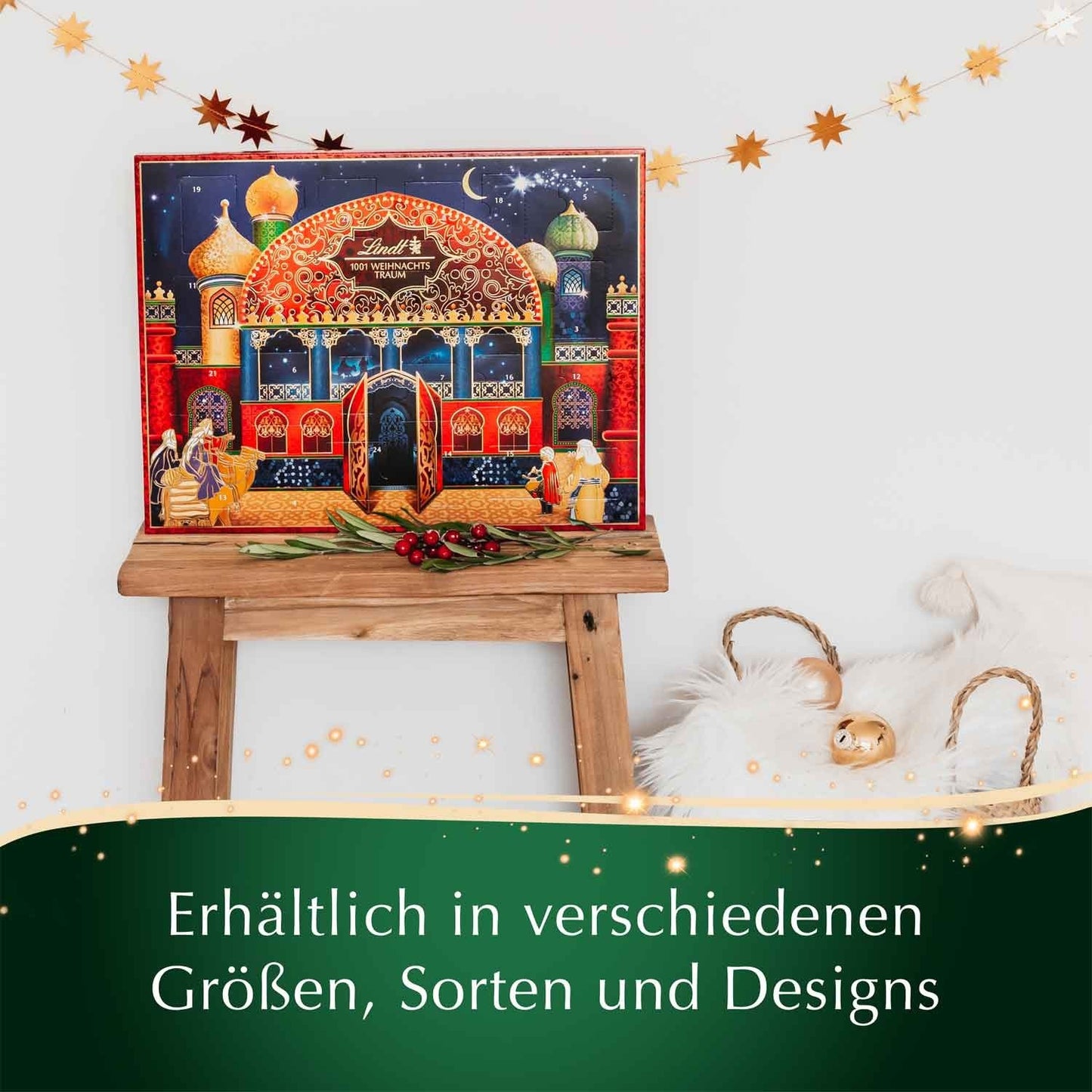 Lindt 1001 Weihnachts-Traum Adventskalender 281g