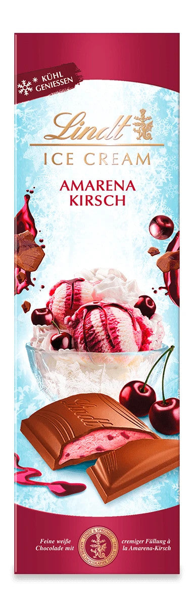Lindt Vollmilchschokolade Amarena Kirsch Creme 100 g