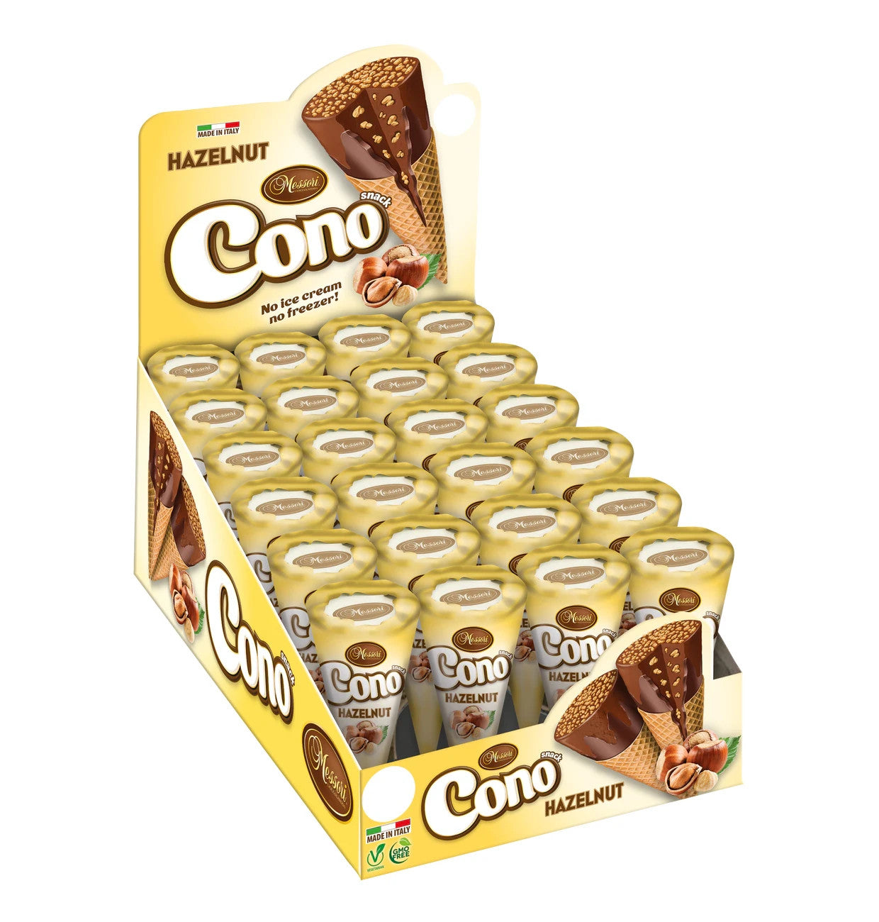 Cono Mini Waffelhörnchen Mix 24x25g Thekendisplay Cremefüllung