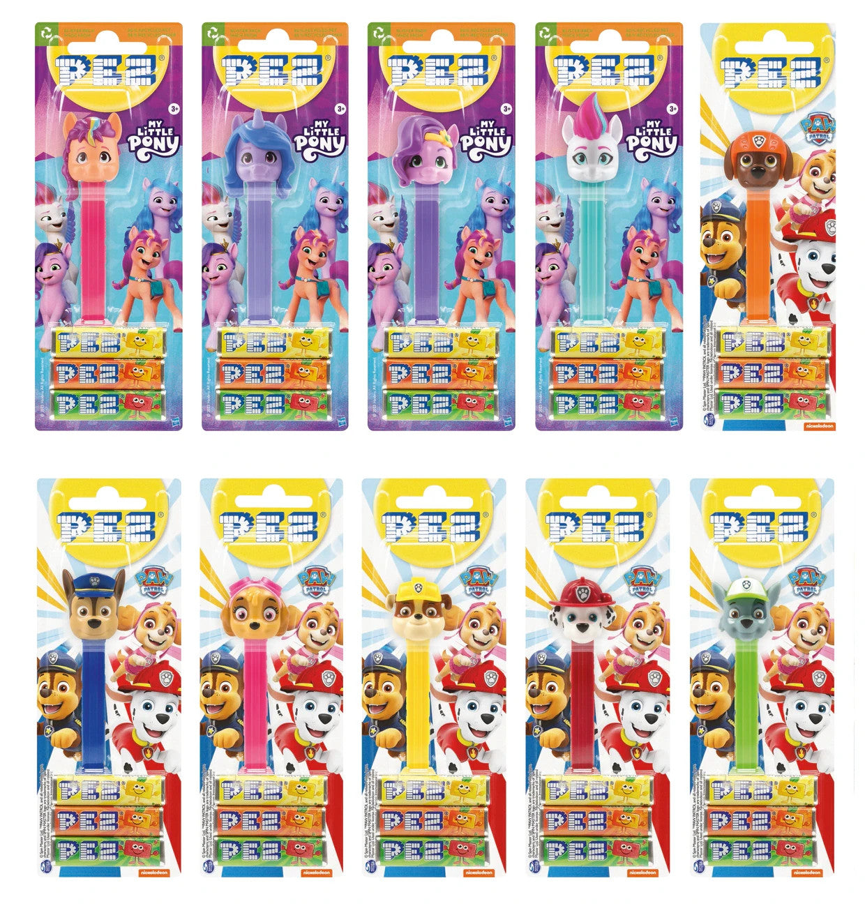 PEZ Spender Bonbons Fruchtgeschmack Mischkarton Zufällig 25,5 g