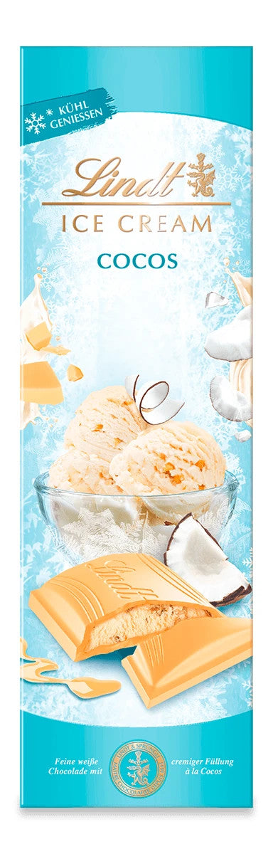Lindt Weisse Schokolade Cocos Kokoscreme 100g
