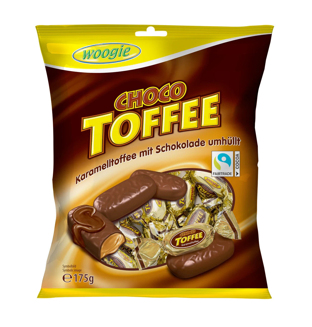 Woogie Karamell Toffee mit Schokolade Toffees 175g