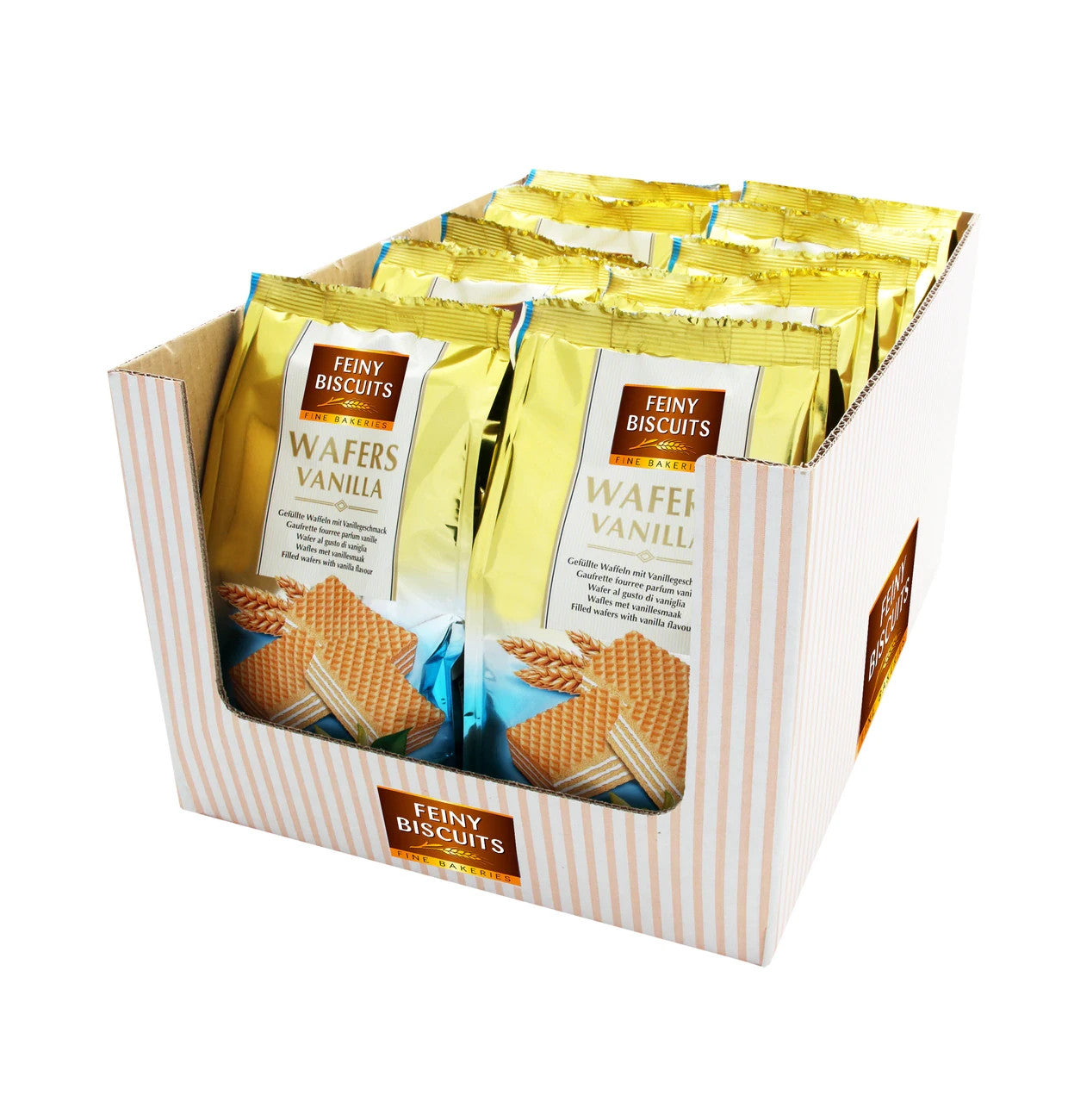 Feiny Biscuits Vanille Waffeln Cremefüllung Vanillegeschmack 250g