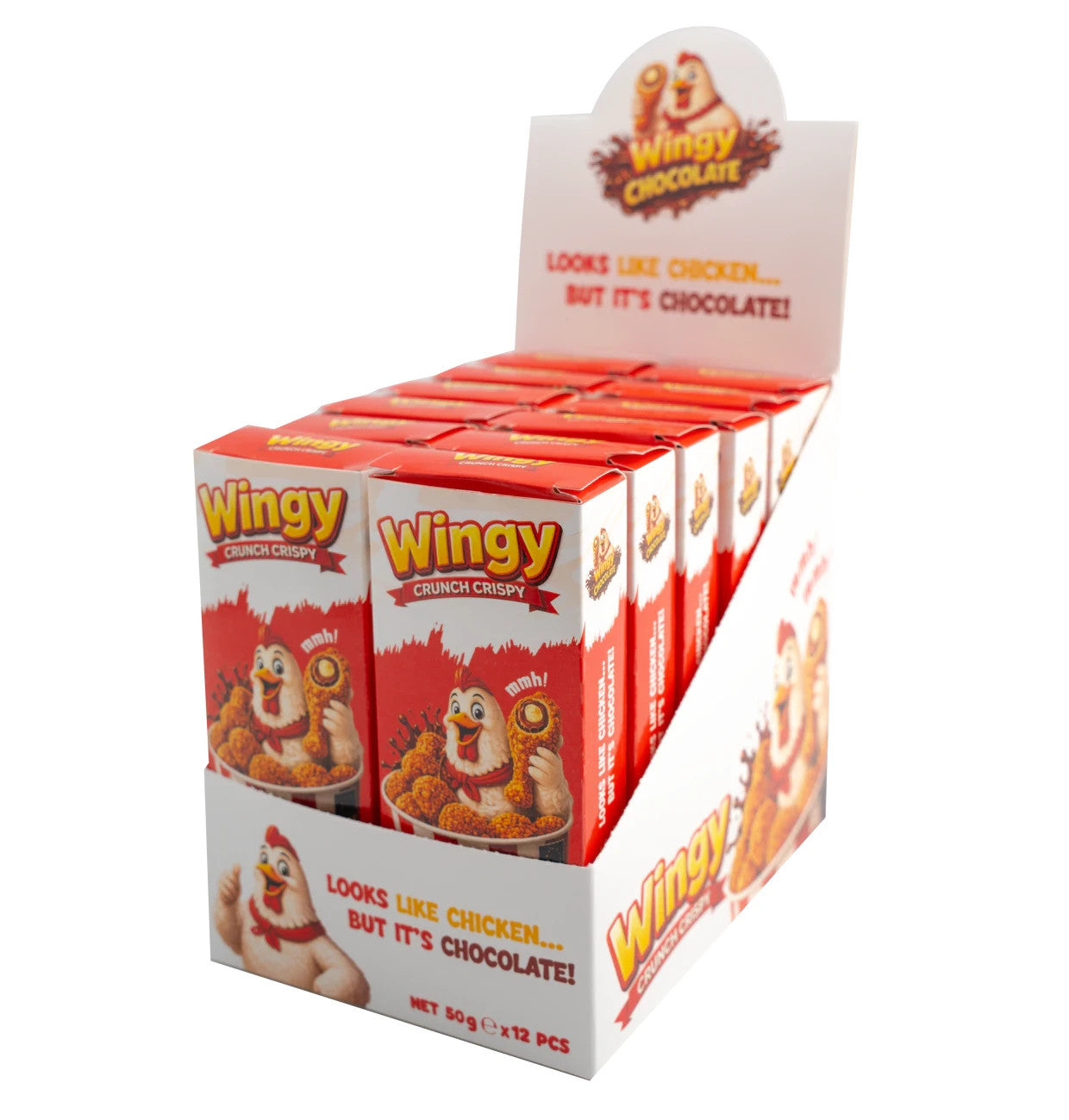 Wingy Crunch Crispy Chicken Chocolate Schokolade Creme 50g🍗🍫