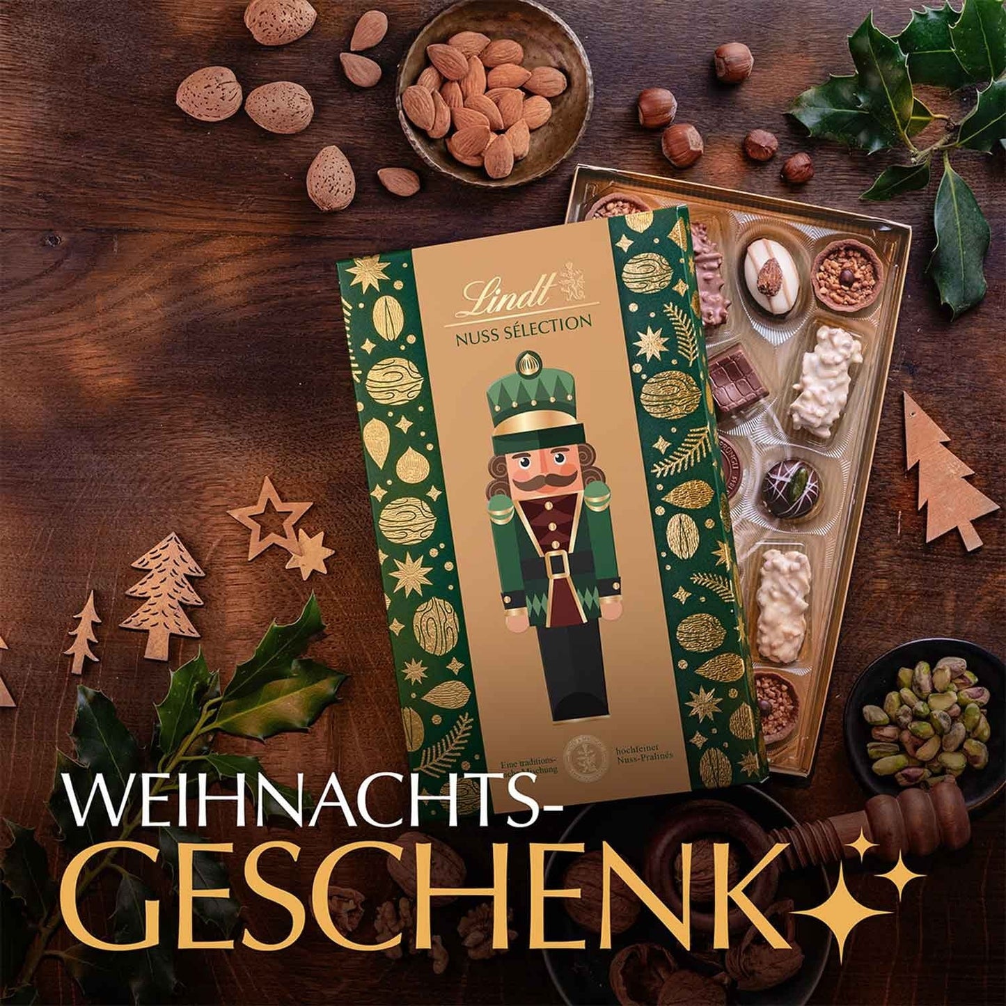 Lindt Nuss Sélection Pralinés,Tafel,Kugeln 125g - 200g