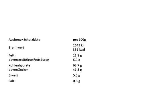 Lambertz Gebäckmischung Aachener Schatzkiste Metalltruhe 2kg - Schokobote.de