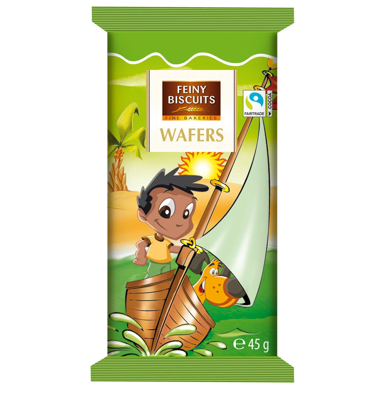 Feiny Biscuits Kinder Waffeln Kakaocreme 5x45g Kakao, 225g
