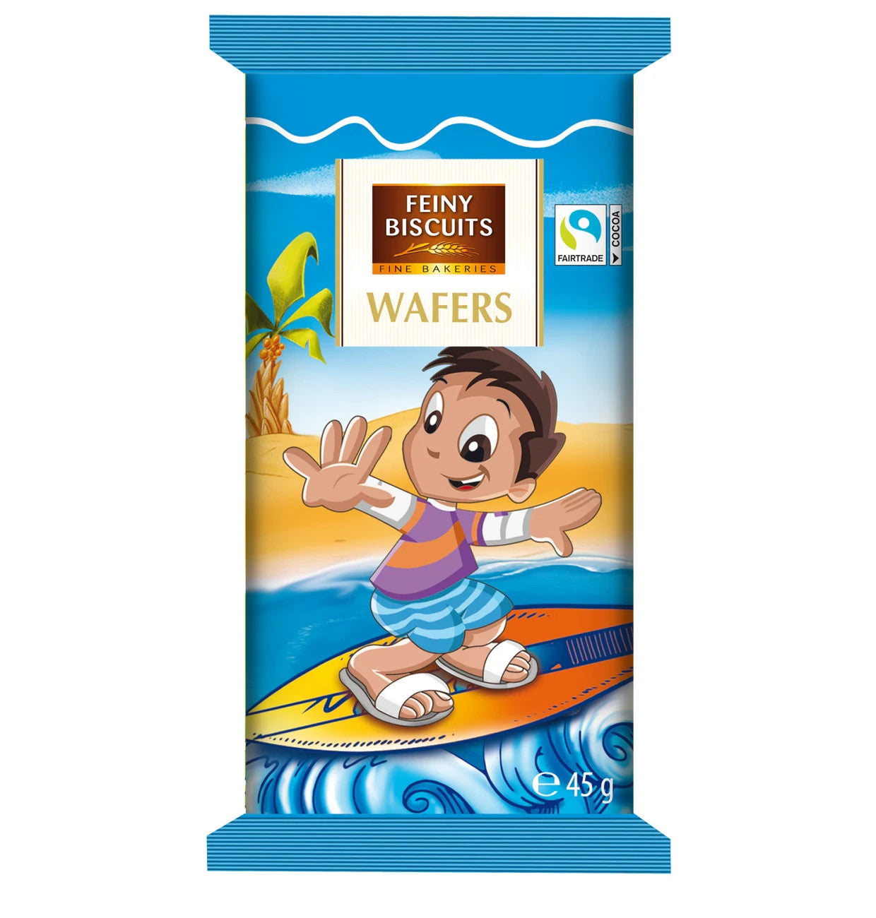 Feiny Biscuits Kinder Waffeln Kakaocreme 5x45g Kakao, 225g