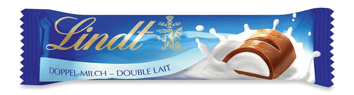 Lindt Doppelmilch Riegel 18x38g | Vollmilch | 684g Großpackung